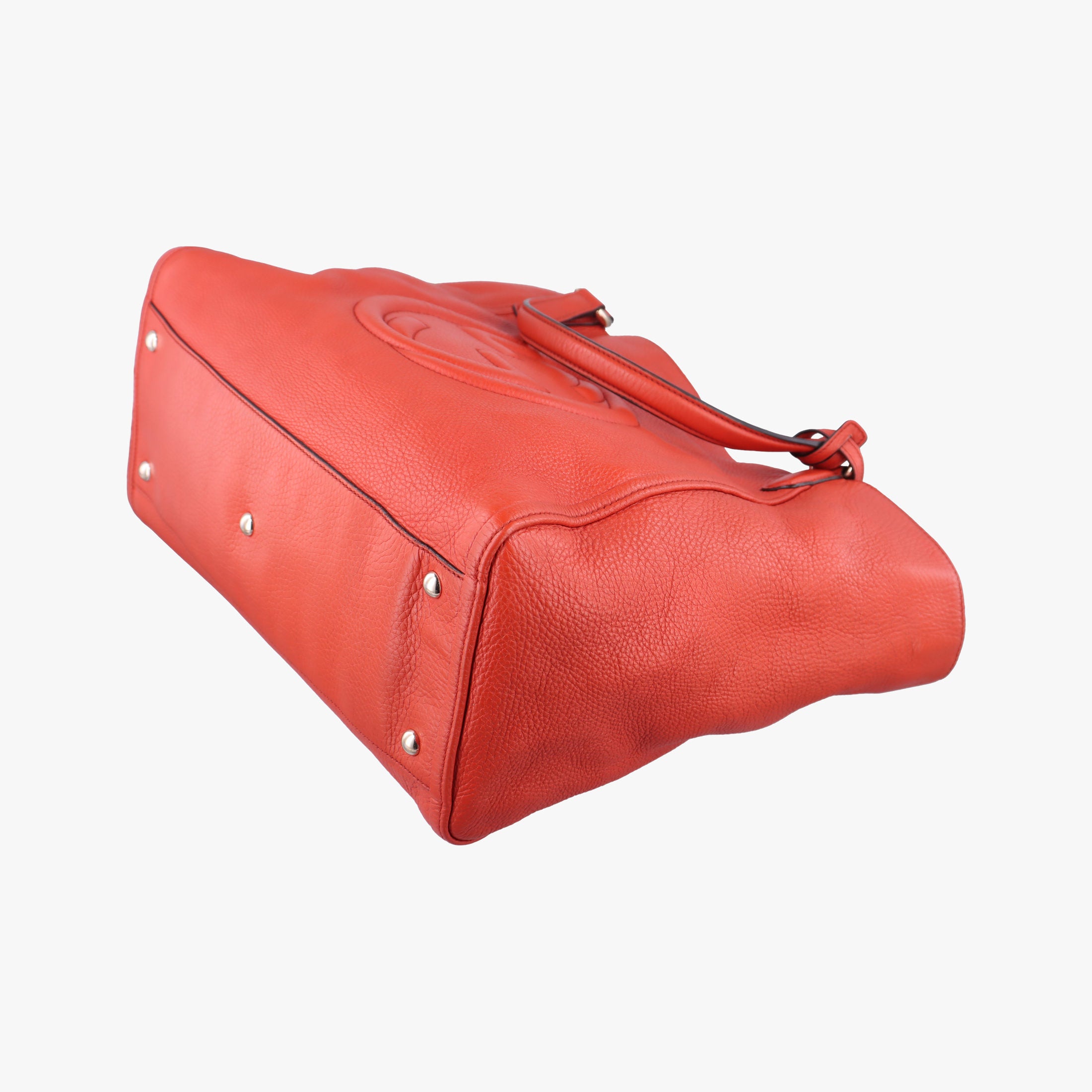 Pre-owned Gucci Soho Red Leather 282309 handbag | stylenewstar