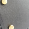 Vintage Yves Saint Laurent BABY CABAS Black Leather 394461 shoulderbag | stylenewstar