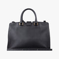 Vintage Yves Saint Laurent BABY CABAS Black Leather 394461 shoulderbag | stylenewstar