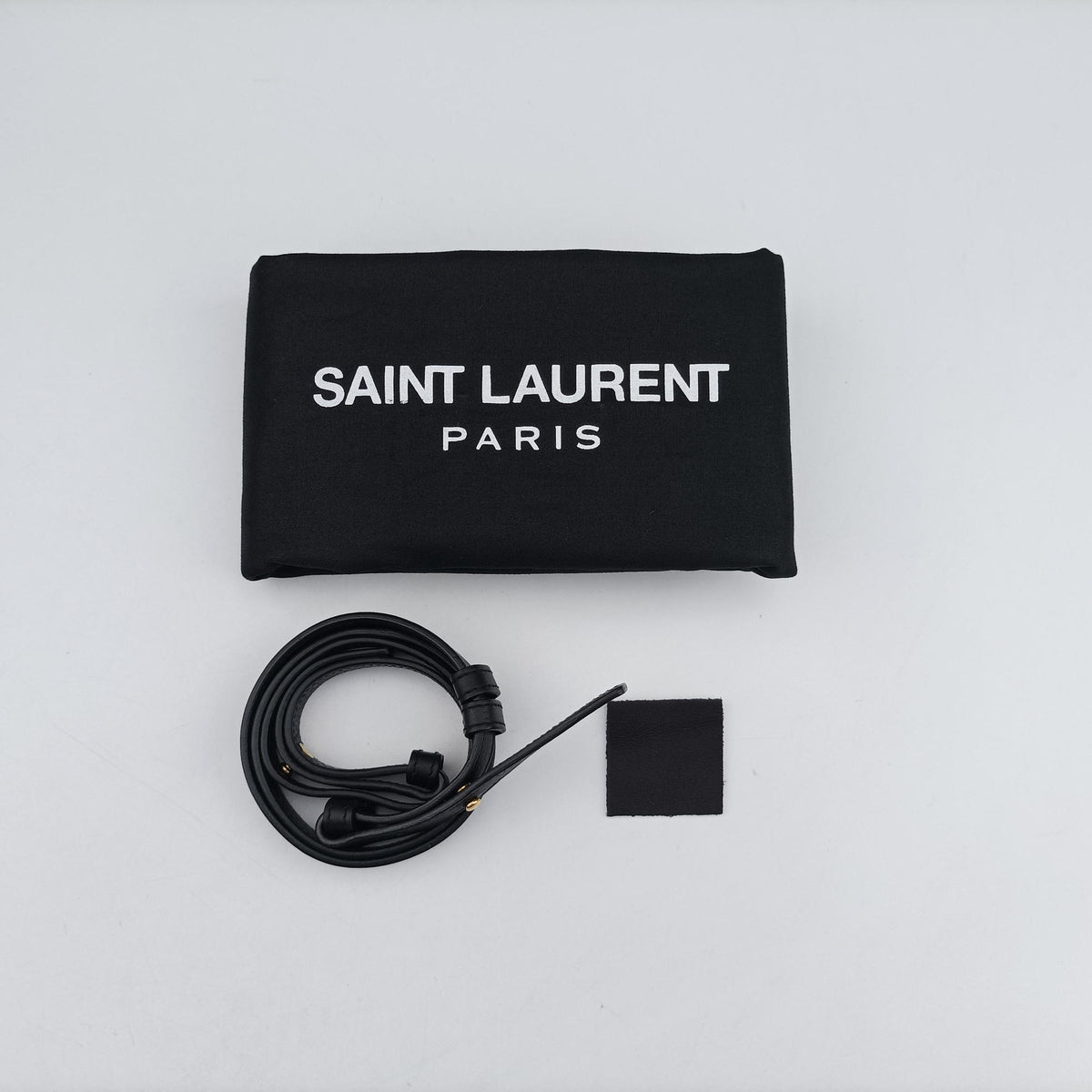 Vintage Yves Saint Laurent BABY CABAS Black Leather 394461 shoulderbag | stylenewstar