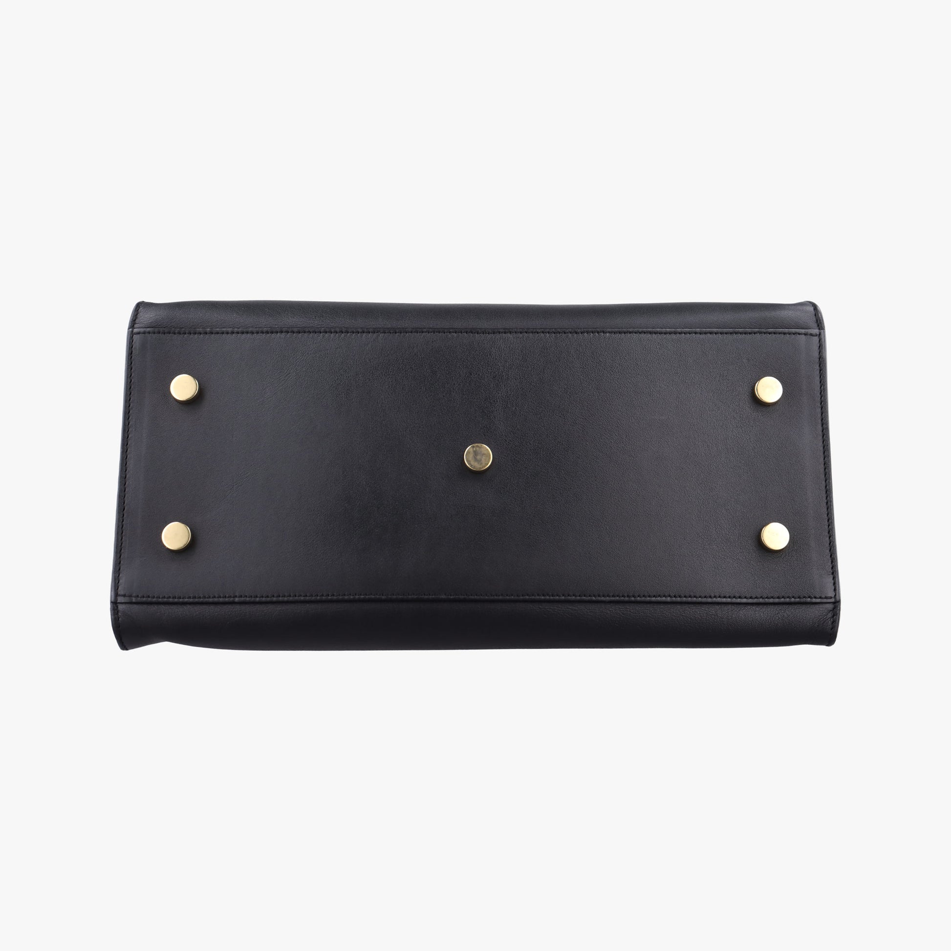 Vintage Yves Saint Laurent BABY CABAS Black Leather 394461 shoulderbag | stylenewstar