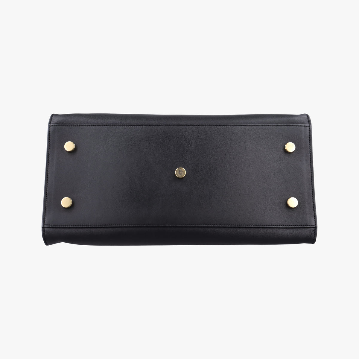 Vintage Yves Saint Laurent BABY CABAS Black Leather 394461 shoulderbag | stylenewstar