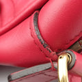 Pre-owned Gucci GG Marmont Red Leather 447632 shoulderbag | stylenewstar