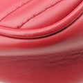 Pre-owned Gucci GG Marmont Red Leather 447632 shoulderbag | stylenewstar
