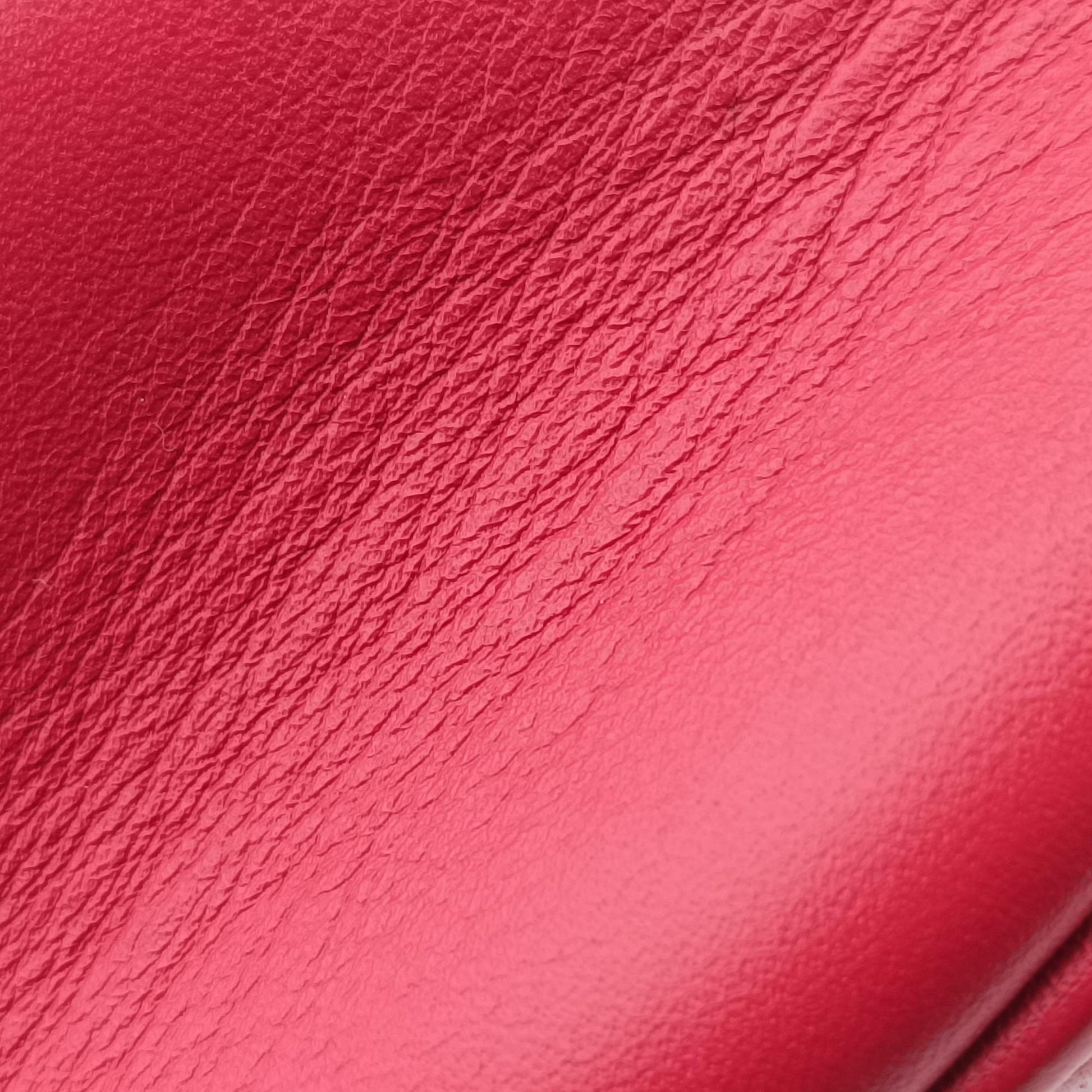 Pre-owned Gucci GG Marmont Red Leather 447632 shoulderbag | stylenewstar