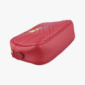 Pre-owned Gucci GG Marmont Red Leather 447632 shoulderbag | stylenewstar