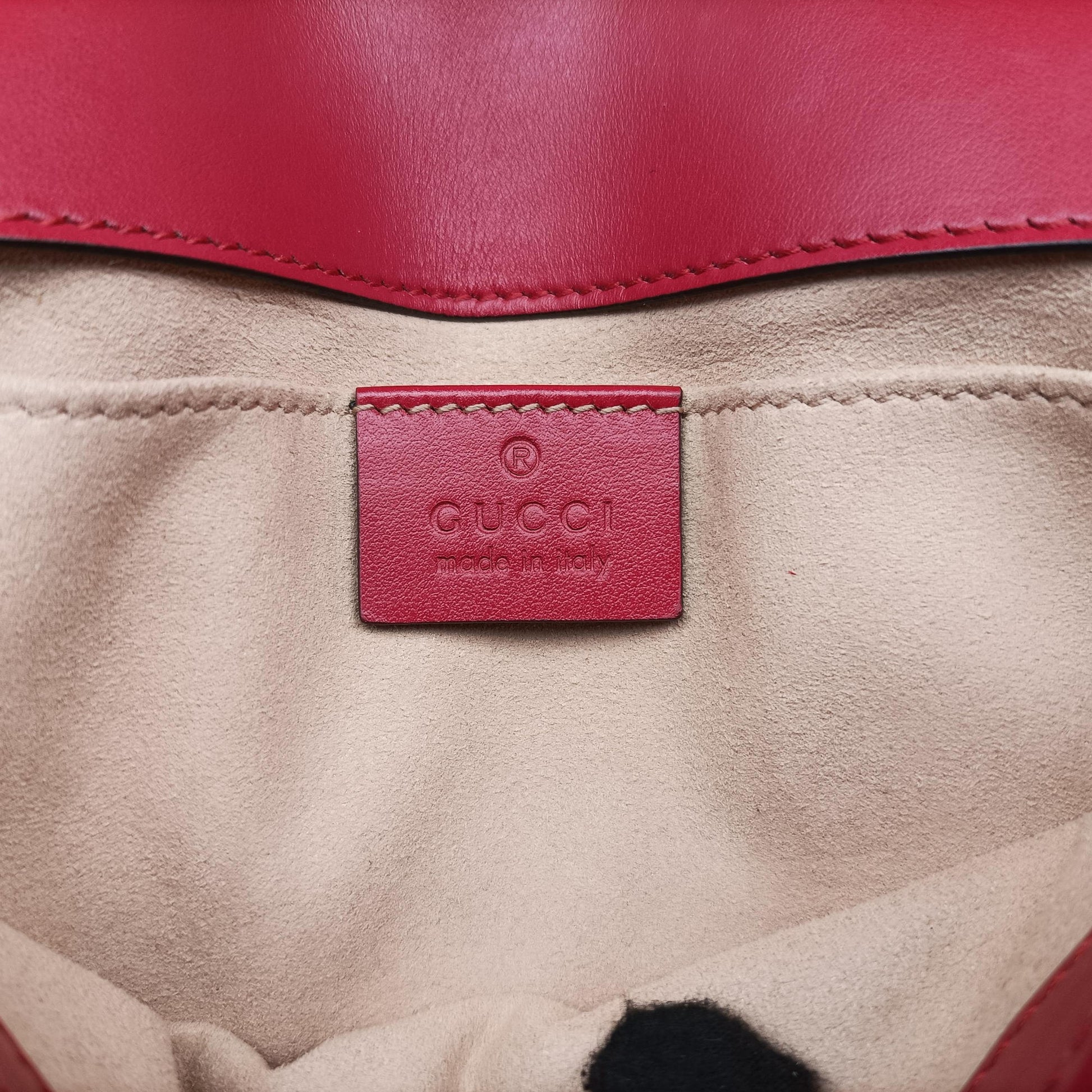 GG Marmont Red Leather 446744 D026314447GGマーモント レッド レザー 446744 D026314447