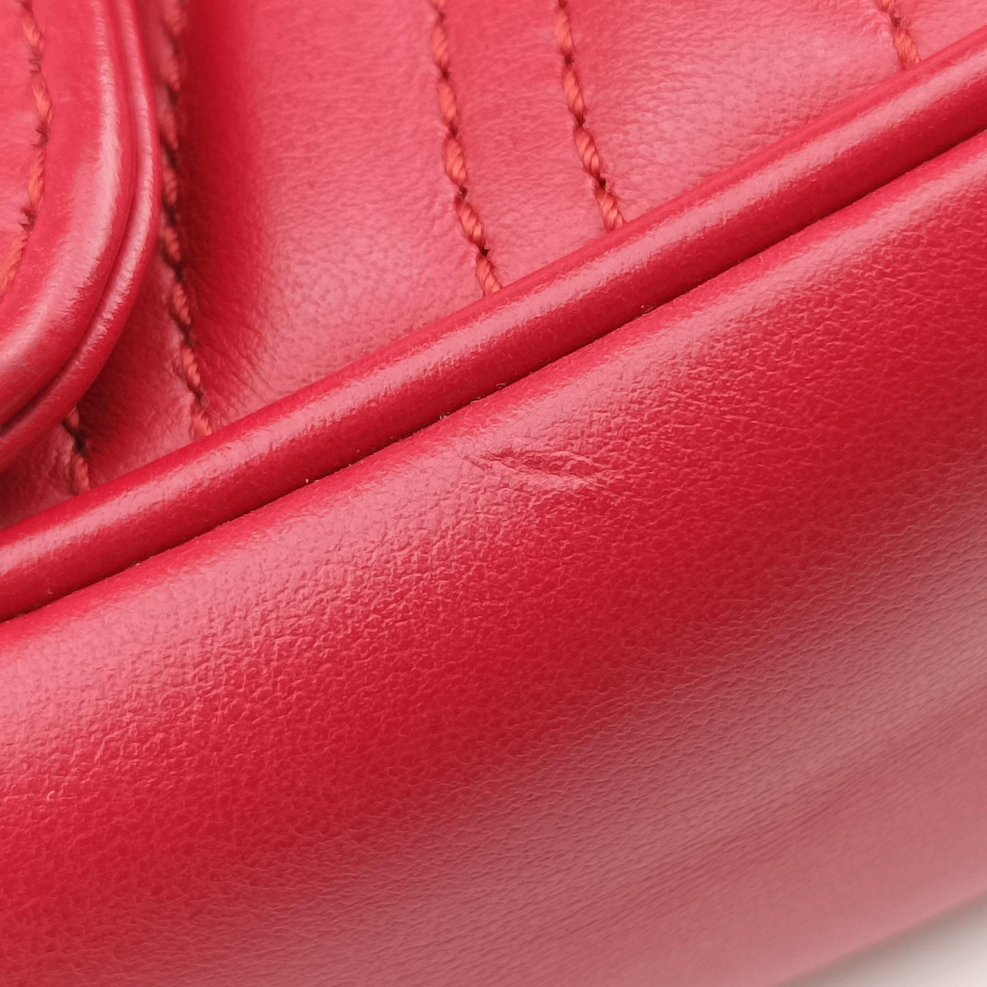 GG Marmont Red Leather 446744 D026314447GGマーモント レッド レザー 446744 D026314447