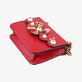 Pre-owned Gucci Peony Red Leather 432281 shoulderbag | stylenewstar