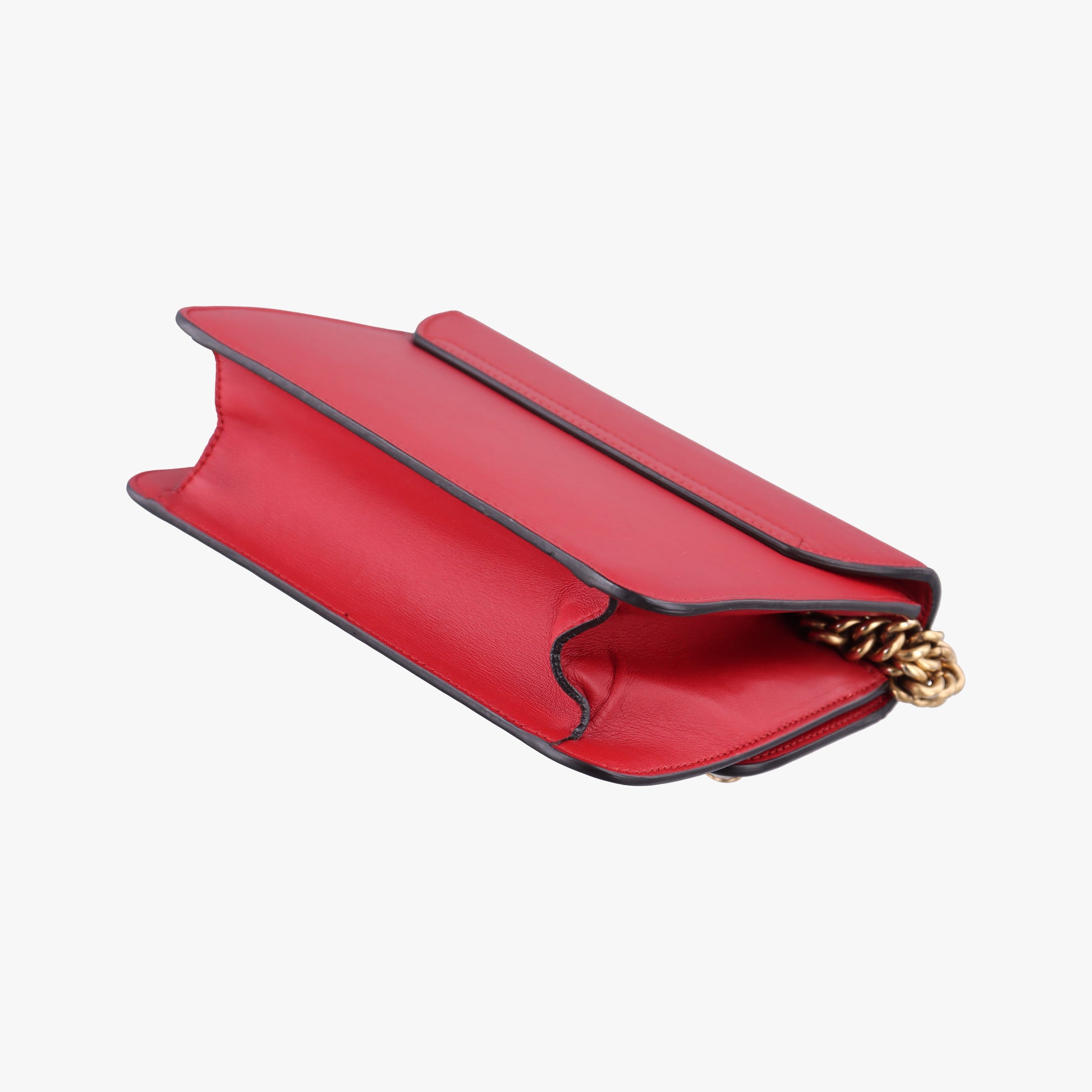 Pre-owned Gucci Peony Red Leather 432281 shoulderbag | stylenewstar