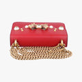 Pre-owned Gucci Peony Red Leather 432281 shoulderbag | stylenewstar