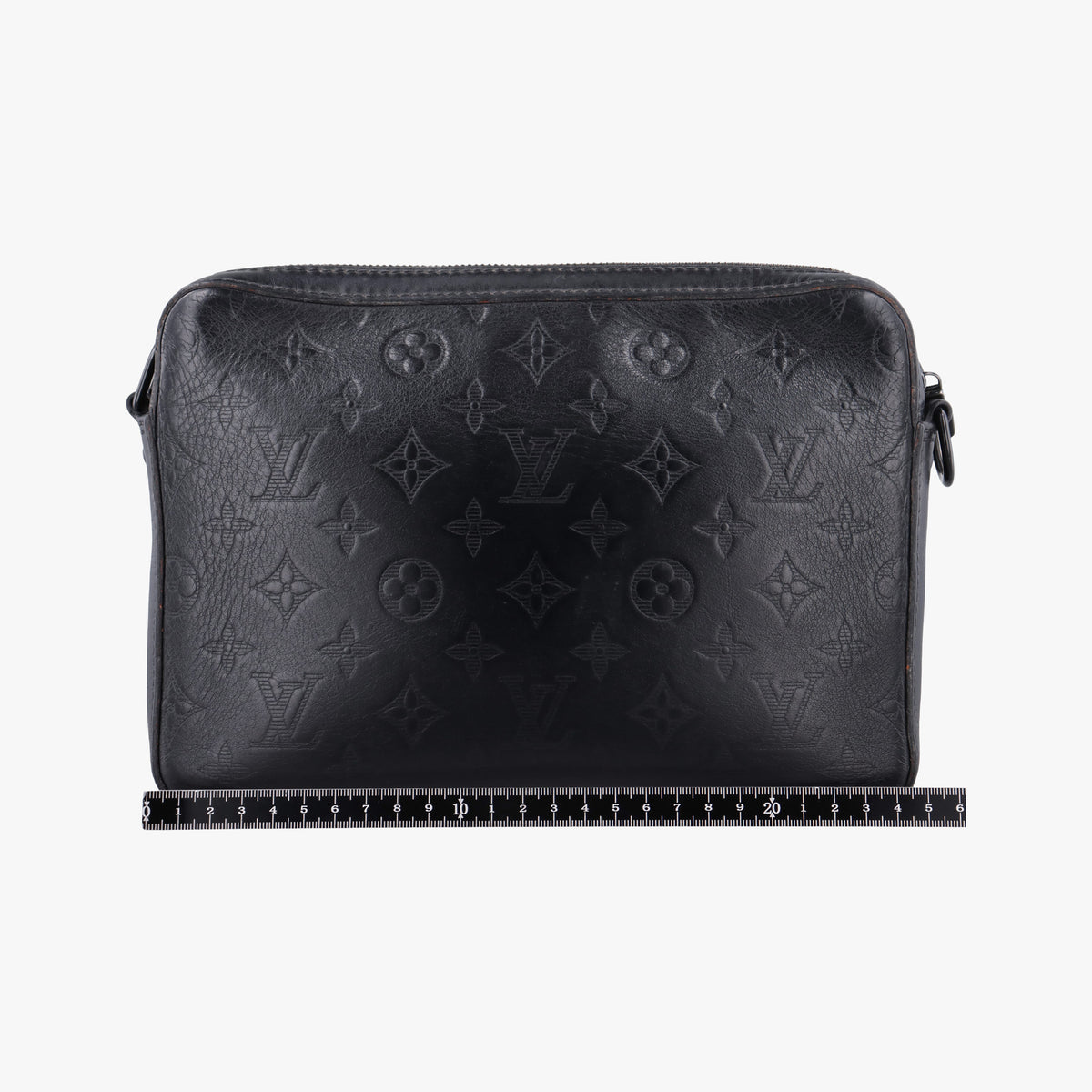 Secondhand Louis Vuitton Duo Messenger Noir Monogram Shadow M69827 shoulderbag | stylenewstar