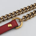 Pre-owned Gucci GG Marmont Red Leather 443497 shoulderbag | stylenewstar