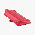 Pre-owned Gucci GG Marmont Red Leather 443497 shoulderbag | stylenewstar