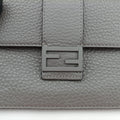 FF Logo Baguette slim Grey Leather 7M0295 7M0295 AGOL 219-0059バゲット スリム グレー レザー 7M0295 7M0295 AGOL 219-0059