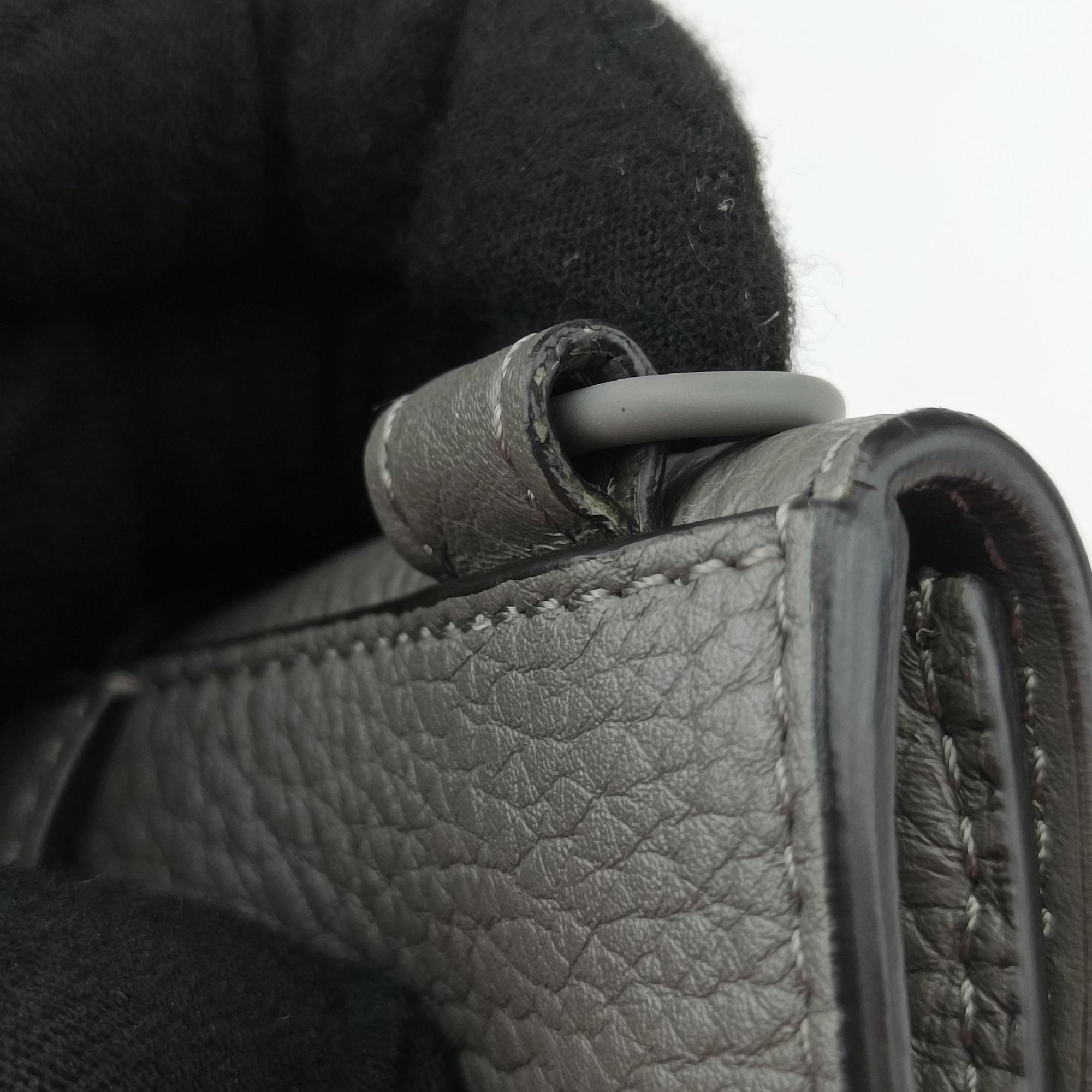 FF Logo Baguette slim Grey Leather 7M0295 7M0295 AGOL 219-0059バゲット スリム グレー レザー 7M0295 7M0295 AGOL 219-0059