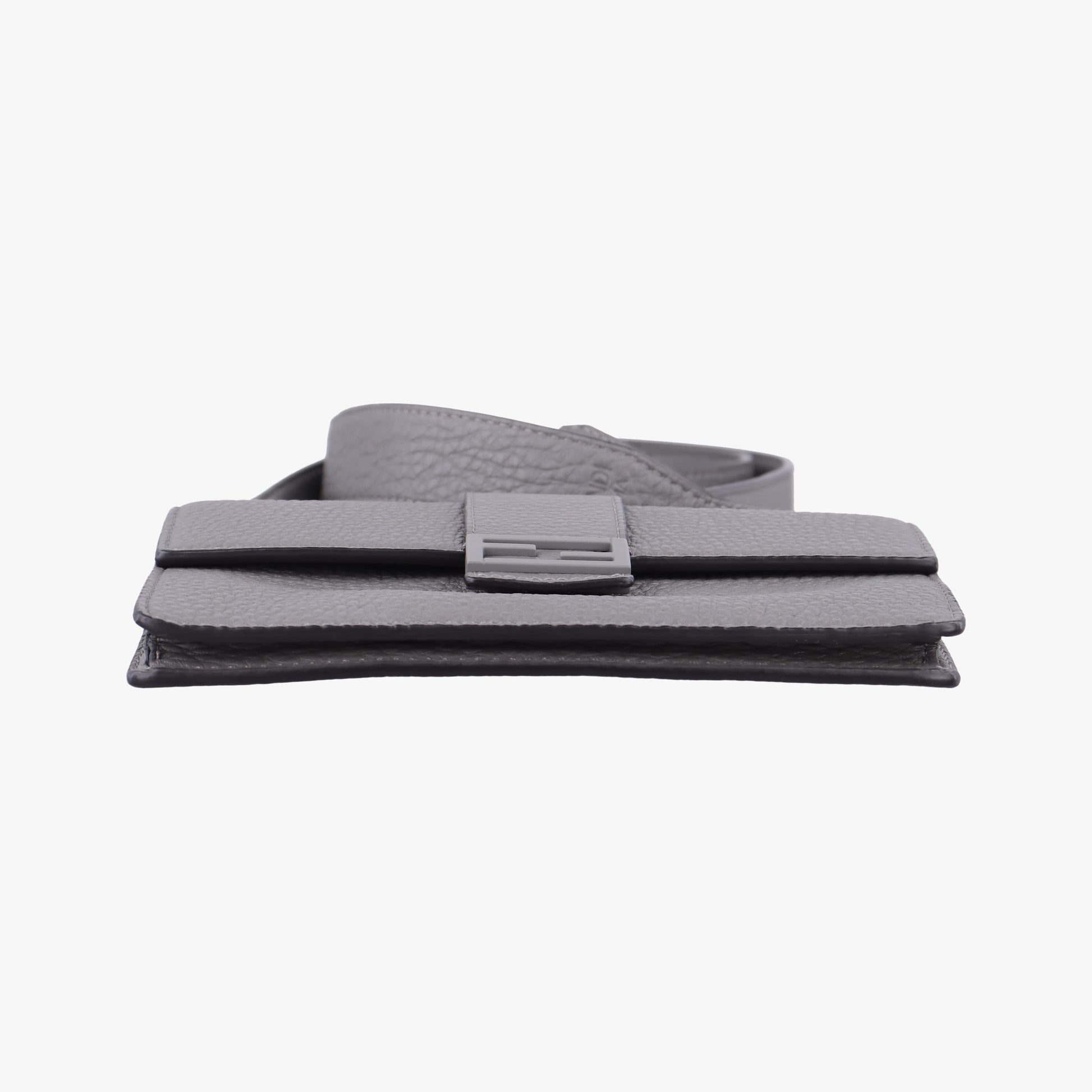 FF Logo Baguette slim Grey Leather 7M0295 7M0295 AGOL 219-0059バゲット スリム グレー レザー 7M0295 7M0295 AGOL 219-0059