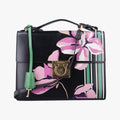 Marisol Floral Print Black x Multicolour Leather DY-21 F616マリソル フローラルプリント ブラック x マルチカラー レザー DY-21 F616
