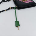 Marisol Floral Print Black x Multicolour Leather DY-21 F616マリソル フローラルプリント ブラック x マルチカラー レザー DY-21 F616