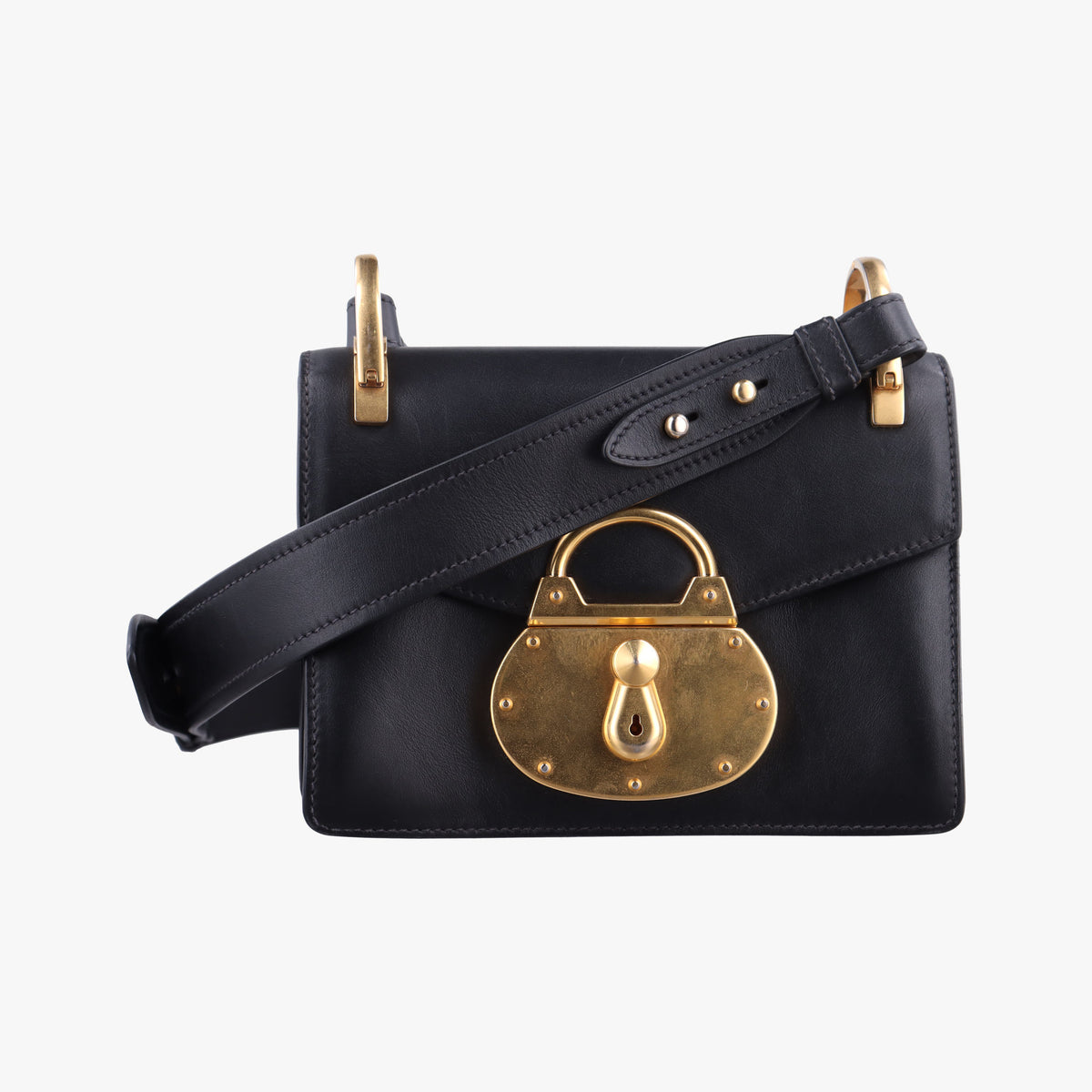 Antic Soft Padlock Black Leather 25アンティック ソフト パドロック ブラック レザー 25