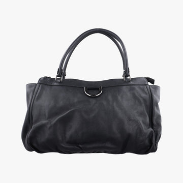 Abbey D-ring Hobo Black Leather 341491 D015573616アビー Dリング ホーボー ブラック レザー 341491 D015573616