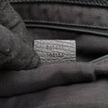 Abbey D-ring Hobo Black Leather 341491 D015573616アビー Dリング ホーボー ブラック レザー 341491 D015573616