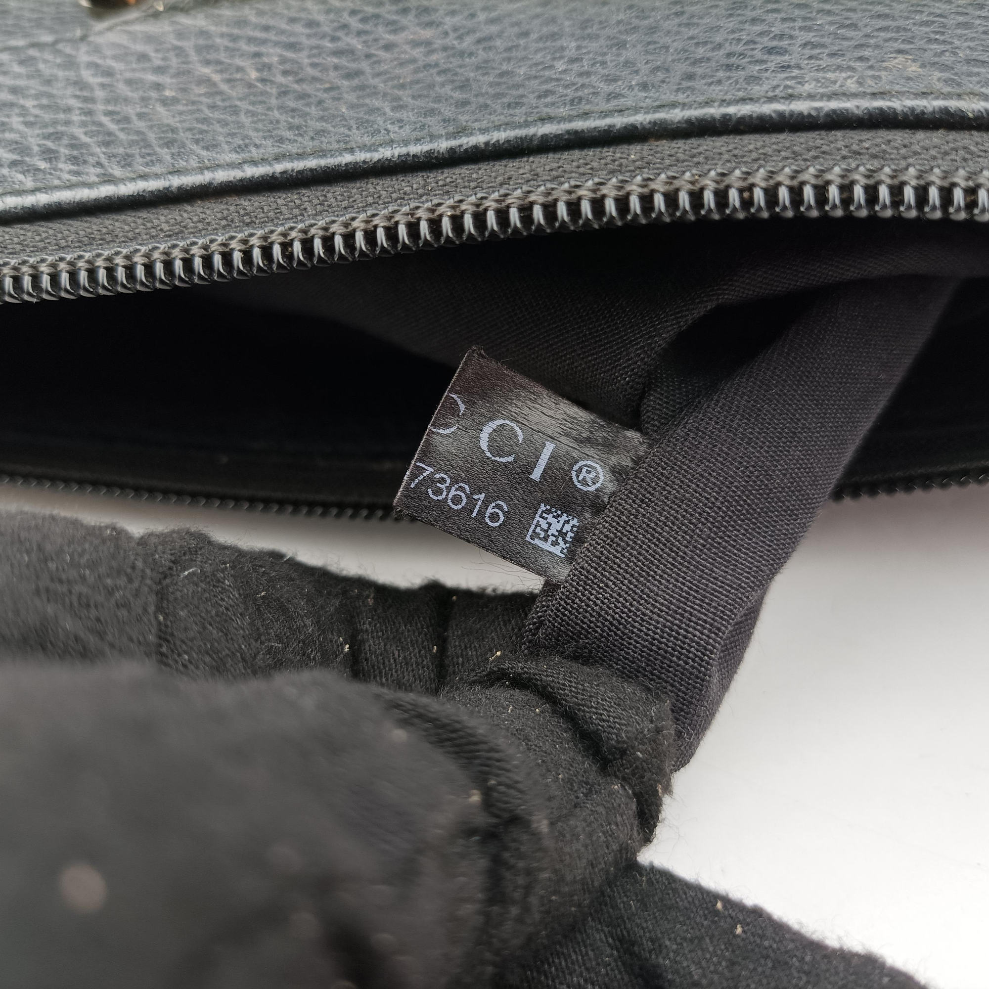 Abbey D-ring Hobo Black Leather 341491 D015573616アビー Dリング ホーボー ブラック レザー 341491 D015573616