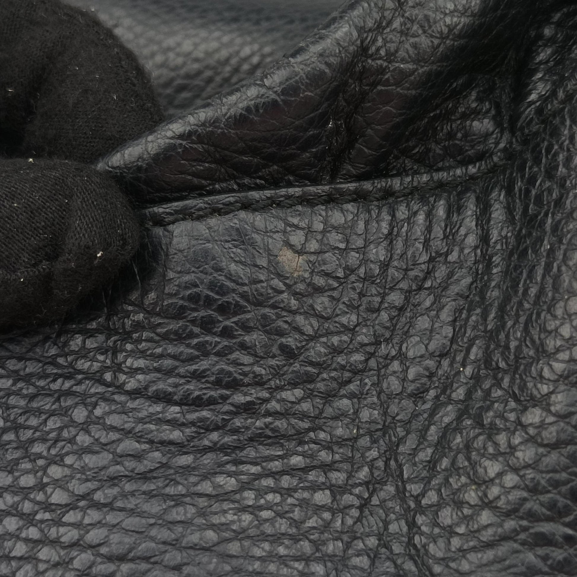 Abbey D-ring Hobo Black Leather 341491 D015573616アビー Dリング ホーボー ブラック レザー 341491 D015573616