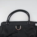 Abbey D-ring Hobo Black Leather 341491 D015573616アビー Dリング ホーボー ブラック レザー 341491 D015573616
