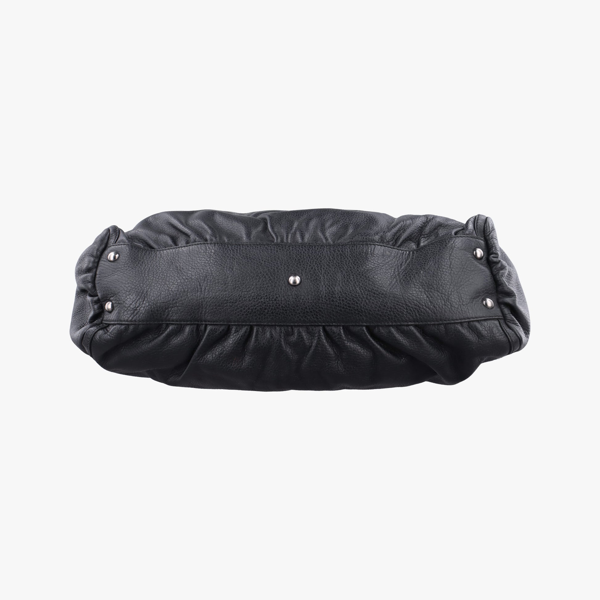 Abbey D-ring Hobo Black Leather 341491 D015573616アビー Dリング ホーボー ブラック レザー 341491 D015573616