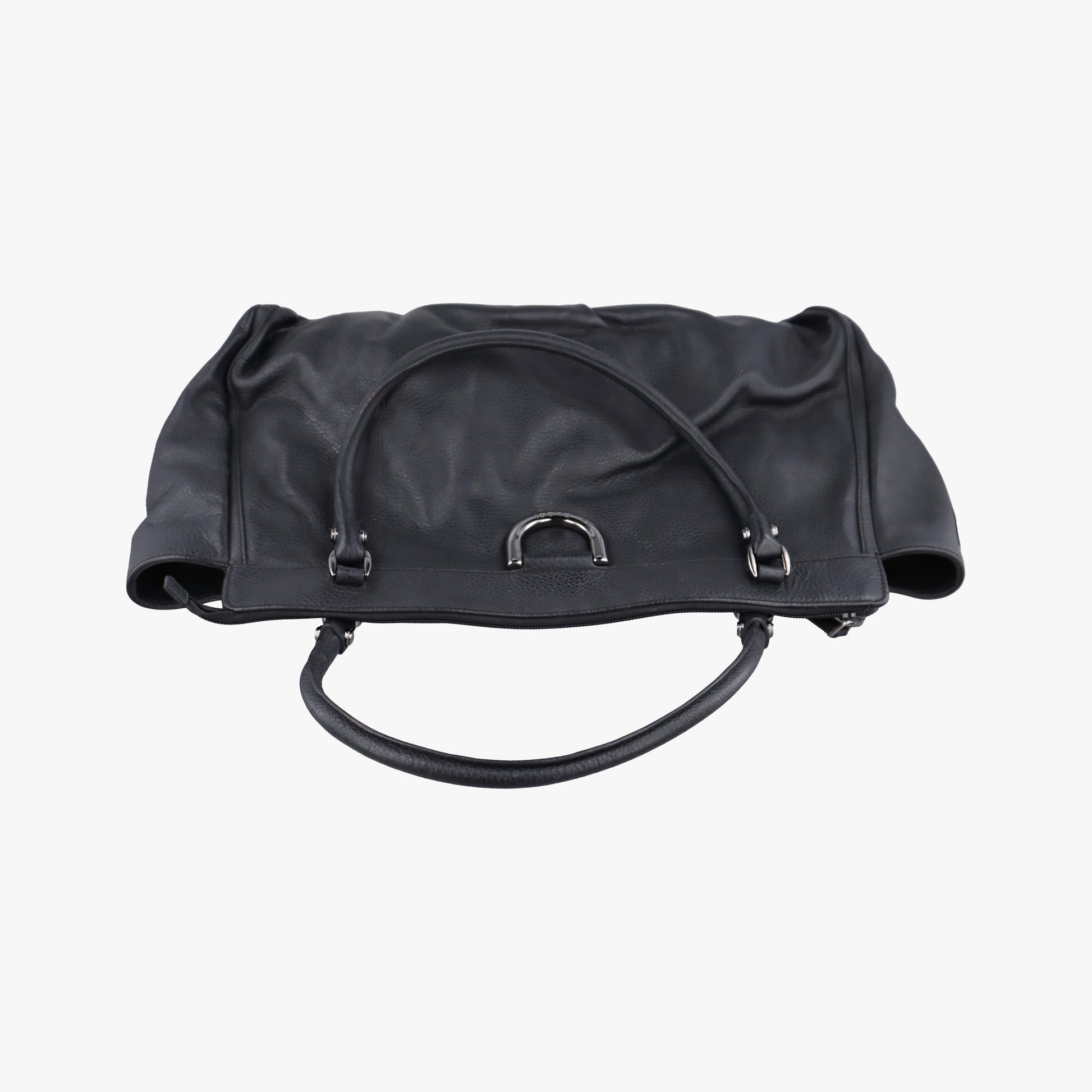 Abbey D-ring Hobo Black Leather 341491 D015573616アビー Dリング ホーボー ブラック レザー 341491 D015573616