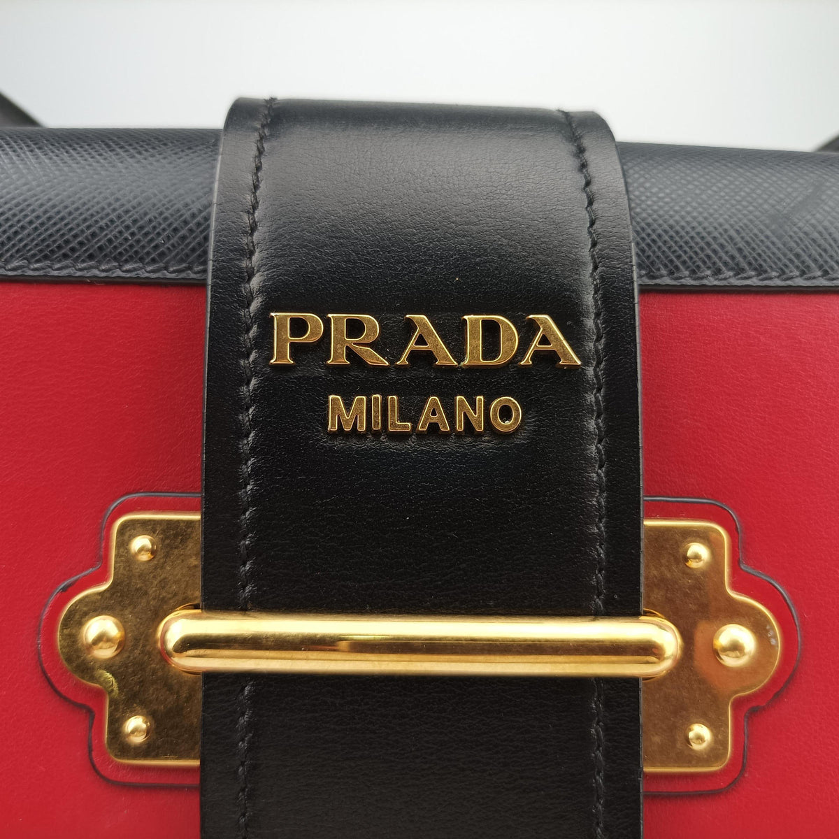 Cahier Red×Black Leather 1BA070 127カイエ レッド×ブラック レザー 1BA070 127