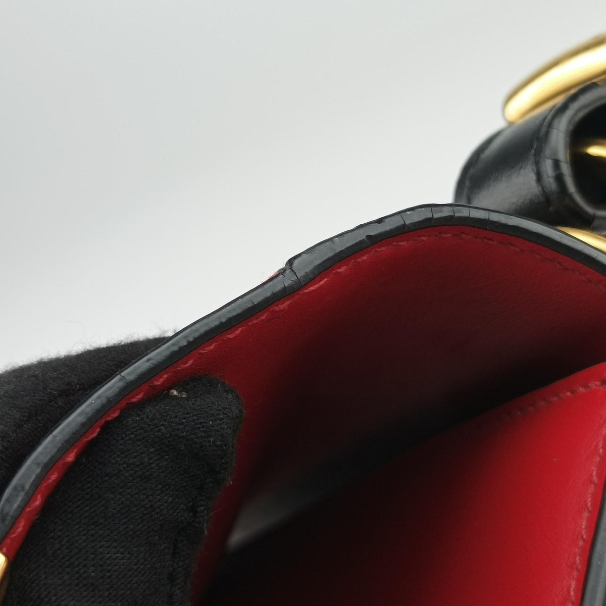 Cahier Red×Black Leather 1BA070 127カイエ レッド×ブラック レザー 1BA070 127