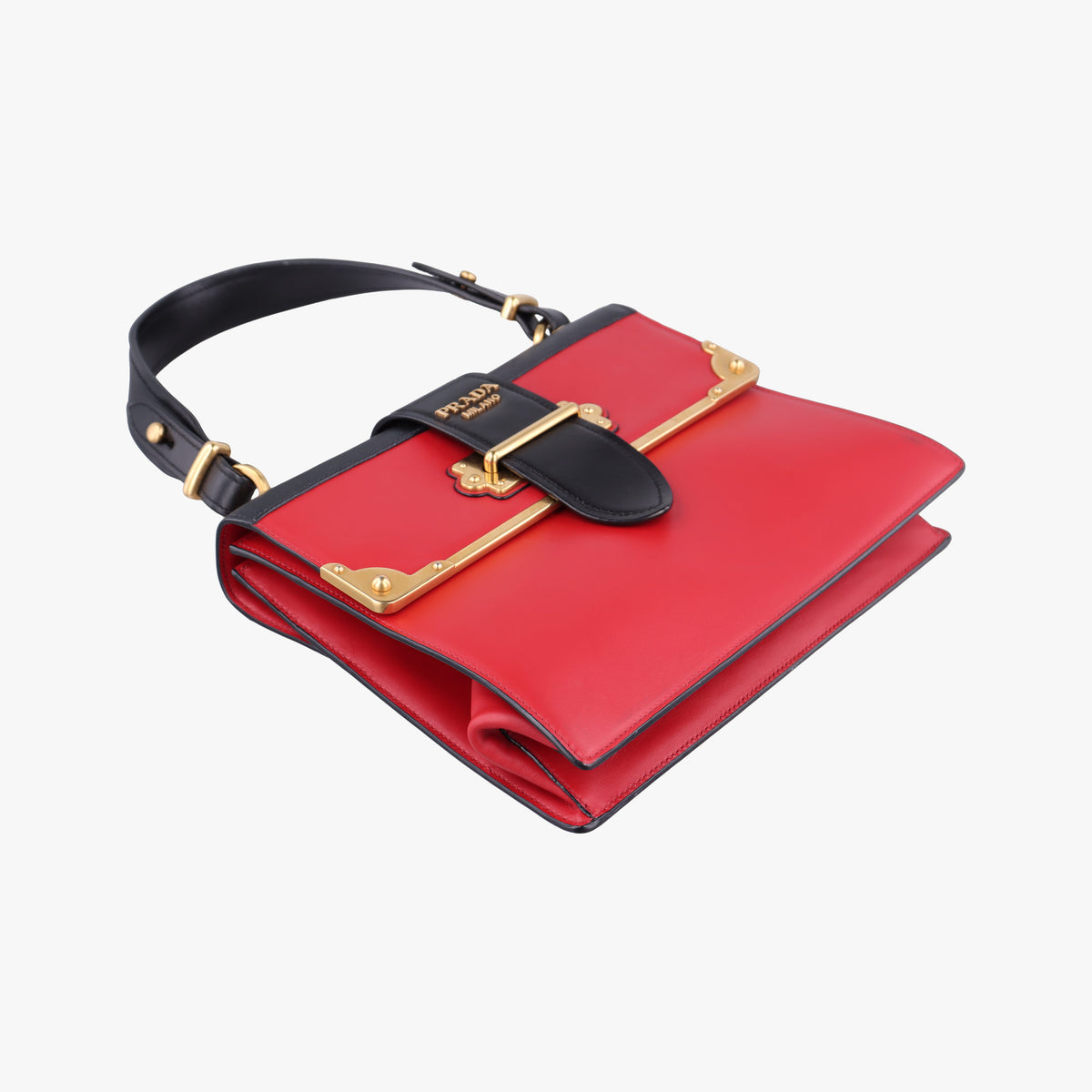 Cahier Red×Black Leather 1BA070 127カイエ レッド×ブラック レザー 1BA070 127