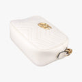 Vintage Gucci GG Marmont White Leather 447632 shoulderbag | stylenewstar