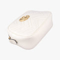 Vintage Gucci GG Marmont White Leather 447632 shoulderbag | stylenewstar