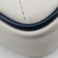 GG Marmont White×navy Leather 574969 GGマーモント ホワイト×ネイビー レザー 574969 