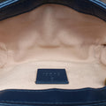 GG Marmont White×navy Leather 574969 GGマーモント ホワイト×ネイビー レザー 574969 