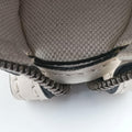 Ophidia Black×white canvas×leather 715771 A039114674オフィディア ブラック×ホワイト キャンバス×レザー 715771 A039114674