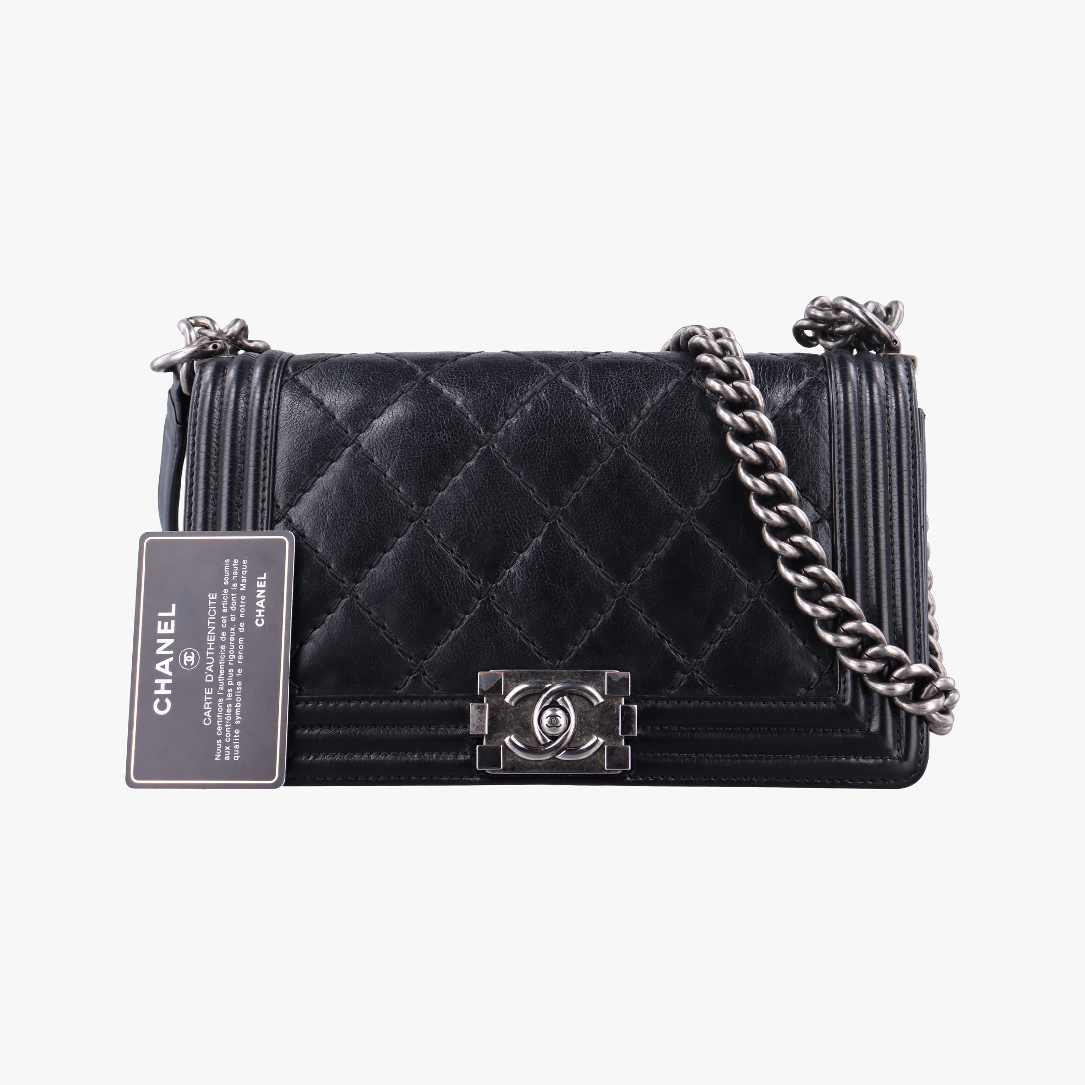 BOY CHANEL Black Leather A92105 18757269ボーイシャネル ブラック レザー A92105 18757269