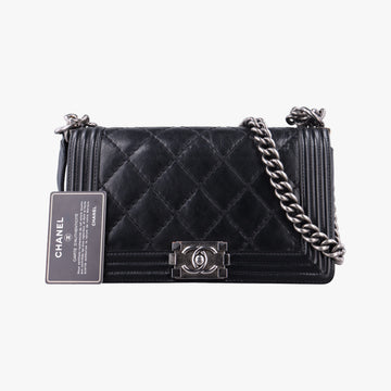 BOY CHANEL Black Leather A92105 18757269ボーイシャネル ブラック レザー A92105 18757269