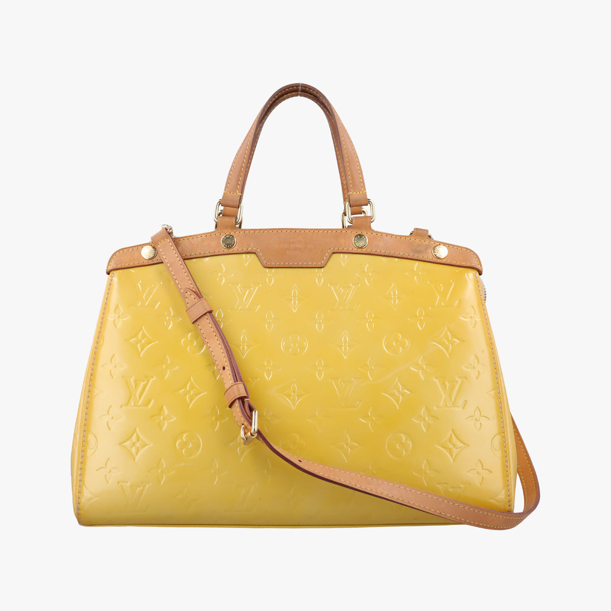 Pre-owned Louis Vuitton Brea MM Dunne Vernis M90180 shoulderbag | stylenewstar