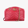 GG Marmont Red Leather 443501 C020372947GGマーモント レッド レザー 443501 C020372947