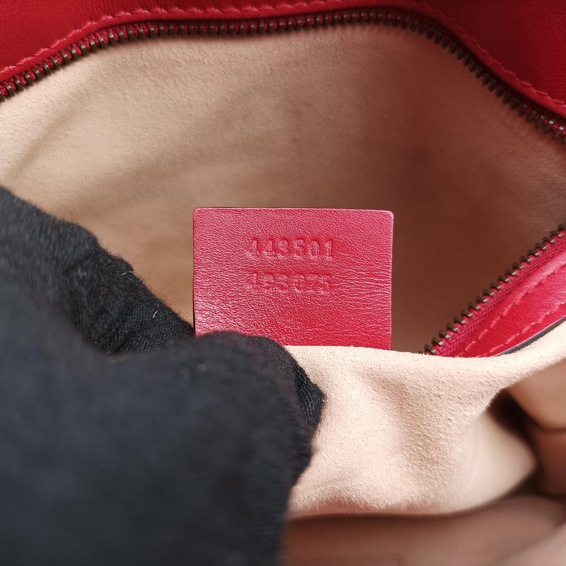 GG Marmont Red Leather 443501 C020372947GGマーモント レッド レザー 443501 C020372947