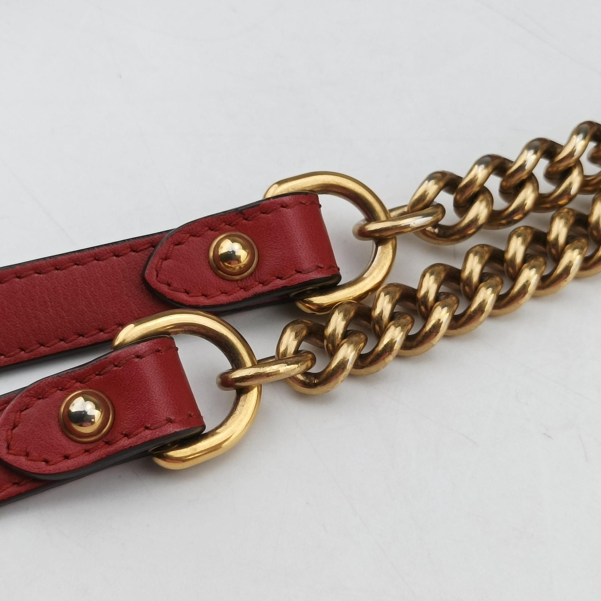 GG Marmont Red Leather 443501 C020372947GGマーモント レッド レザー 443501 C020372947
