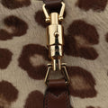 Pre-owned Gucci Jackie 1961 Brown × Beige ponyhair×leather 636706 shoulderbag | stylenewstar