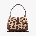 Pre-owned Gucci Jackie 1961 Brown × Beige ponyhair×leather 636706 shoulderbag | stylenewstar