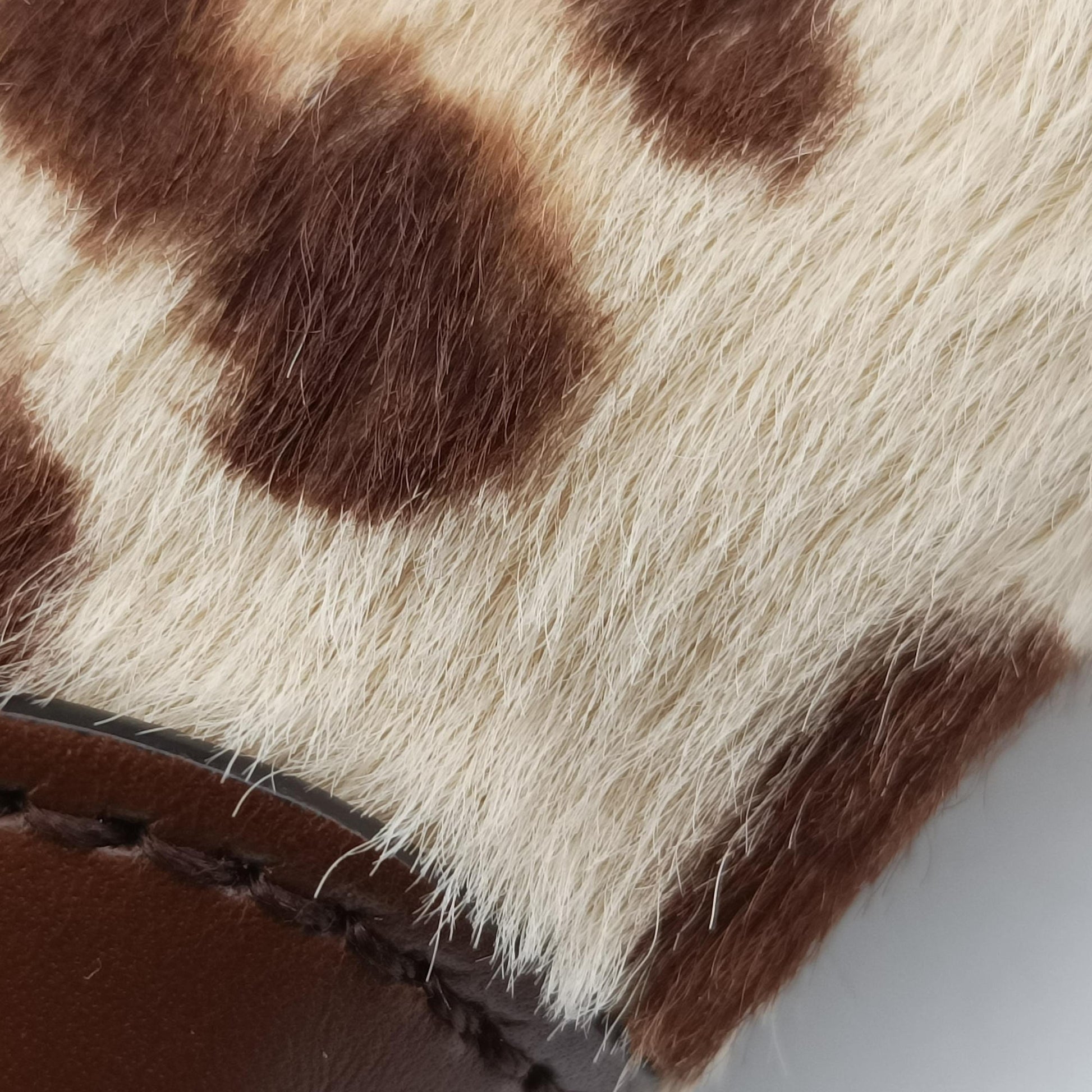 Pre-owned Gucci Jackie 1961 Brown × Beige ponyhair×leather 636706 shoulderbag | stylenewstar