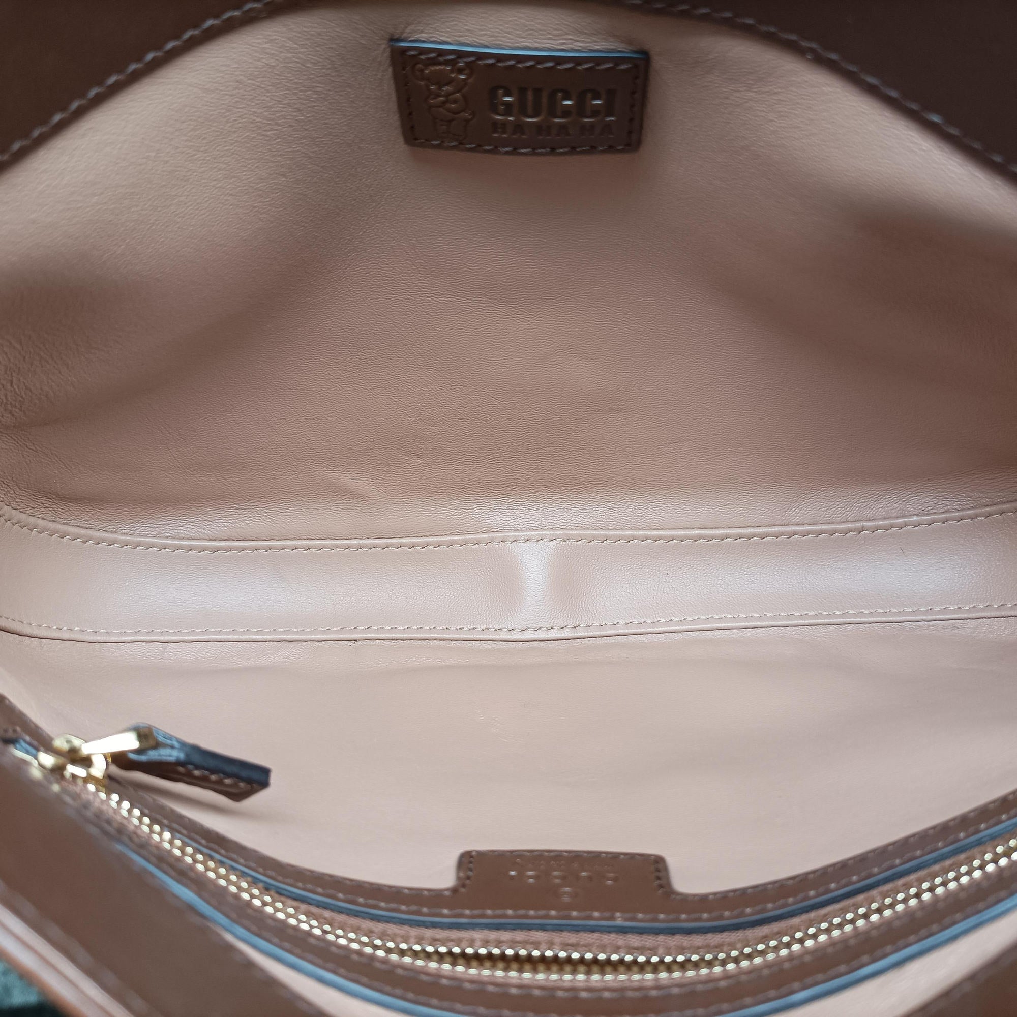 Pre-owned Gucci Jackie 1961 Brown × Beige ponyhair×leather 636706 shoulderbag | stylenewstar