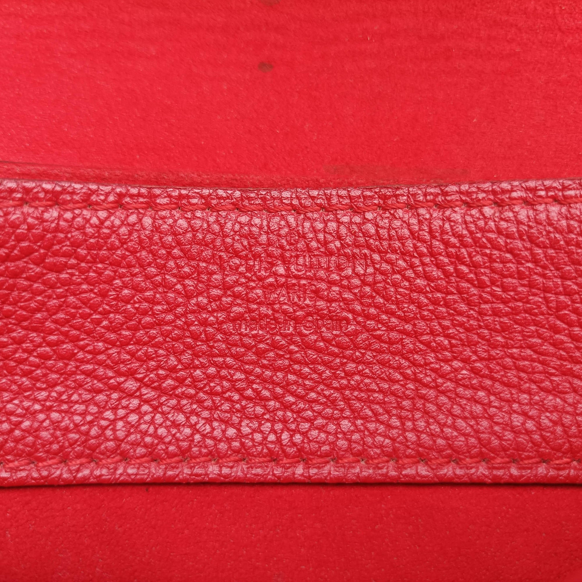 PALLAS Chain Brown×CERISE Monogram Canvas×calf leather M41201 Lot number unknownパラス チェーン モノグラム/ブラウン×スリーズ モノグラムキャンバス×カーフレザー M41201 製番不明